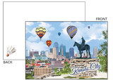 GIFT PACK (SET OF 5 CARDS) The Scout with Balloons - Kansas City 5x7 Flat Card
