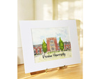 Purdue University Watercolor Illustration – 8x10 Art Print in 11x14 White Mat with Signature