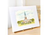 Wake Forest University Illustration – 8x10 Art Print in 11x14 Mat with Signature