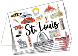 St. Louis Cards 4x6 Fold Over (5 pack)