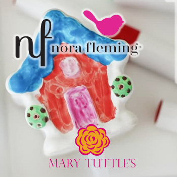 Mary Tuttle's Paint Your Own Nora Fleming Mini Event - Gingerbread House