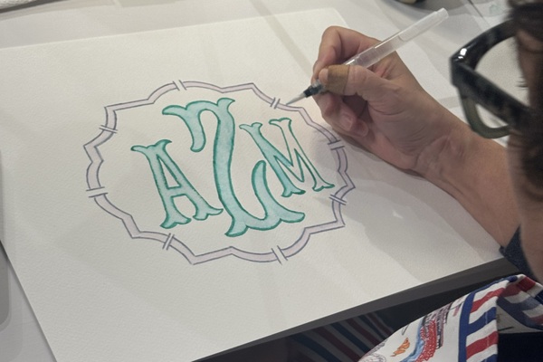 Sunday Mimosas & Monograms: Watercolor Markers 101