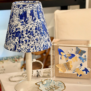 Lamp Shade Decoupage - Give your Lampshade a Glow-Up (Lamps Provided)