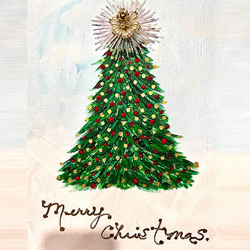 Vintage Jewelry Christmas Tree