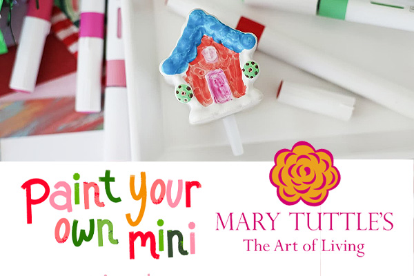 Mary Tuttle's Paint Your Own Nora Fleming Mini Event - Gingerbread House