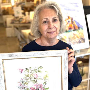 "Painting with a Pro" with St. Louis Artist Paula Mahoney - Beginner Watercolor