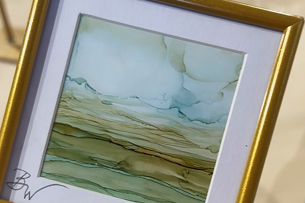 Annie Campbell INTERMEDIATE Alcohol & Ink Workshop - Landscapes