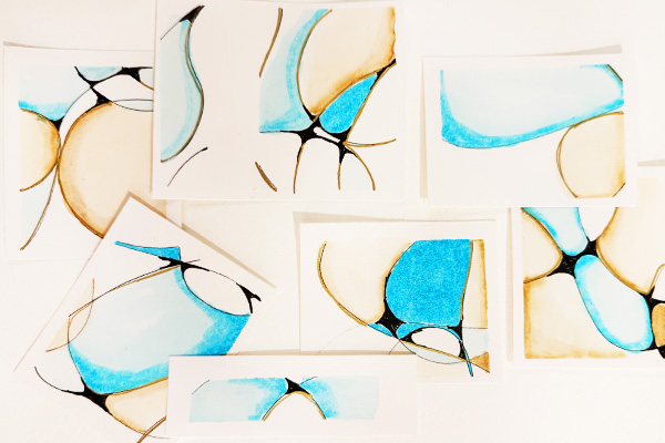 Neurographic Art 101 With Watercolors - Turn Your Stress Into Art